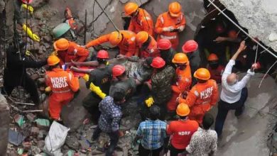 Mumbai : Death Toll In Bhiwandi Building Collapse Incident Rises to 37, Rescue Operation Going On
