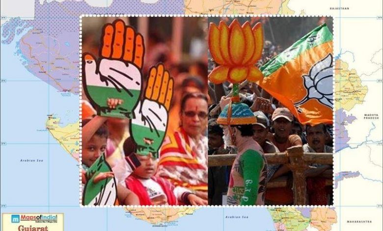 Gujarat By Election Result : BJP leads on seven & Congress on one seat in initial trends