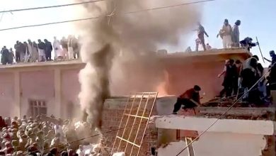 Hindu temple in Pakistan set on fire, Vandalised; 14 arrested