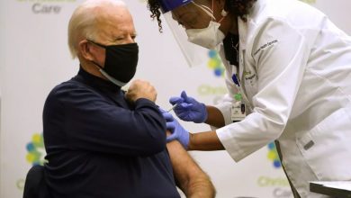 Joe Biden publicly receives coronavirus vaccine, Live on television