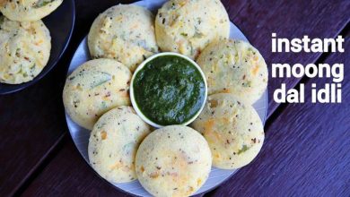 High Protein Breakfast Recipe : Make delicious-spongy moong dal idli