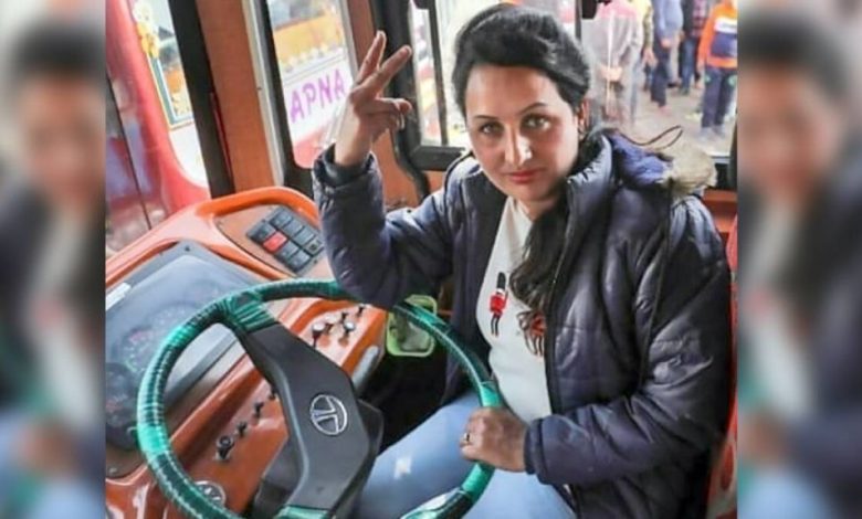 Pooja Devi becomes first woman bus driver of Jammu and Kashmir