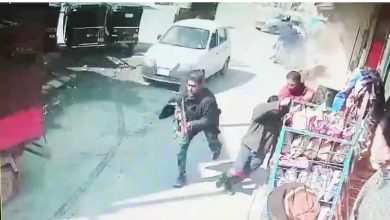 VIDEO : Watch how terrorists opened fire on policemen & escaped