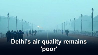 Delhi’s air quality remains poor, Temperature may rise to 35°C