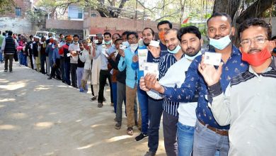 UP Election 2022 : UP में चौथे चरण का मतदान शुरू, मायावती ने सुबह-सुबह ही लखनऊ में डाला वोट