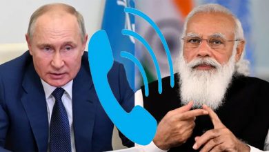 प्रधानमंत्री नरेंद्र मोदी ने रूसी राष्ट् रपति पुतिन से की बात!!