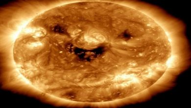 नासा ने शेयर की स्माइल करते हुए सूरज की तस्वीर -फोटो