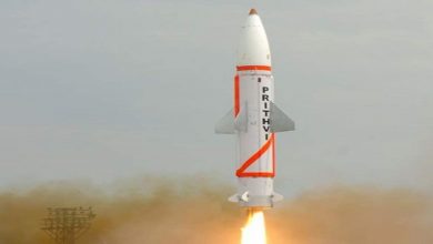 पृथ्वी-द्वितीय बैलिस्टिक मिसाइल का सफल ट्रेनिंग लांच