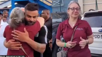 कोहली को मिलने आई वेस्टइंडीज कीपर जोशुआ की मां,गले लगाकर हुई भावुक -वीडियो