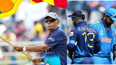 IND vs SL:श्रीलंकाई खिलाड़ी ने बांह में काली पट्टी बांधकर सुपरफैन अंकल पर्सी को दी श्रद्धांजलि