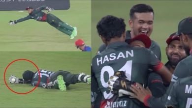 BAN vs SL : बांग्लादेश के विकेटकीपर ने दिखाया कमाल , एक हाथ से पकडा सुपरमैन कैच