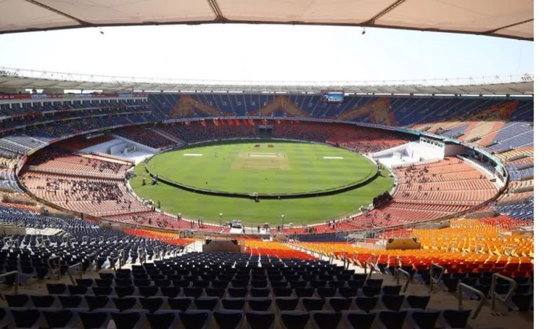 ICC World Cup 2023 : इस नेता के खेत की मिट्टी से बनी है नरेंद्र मोदी स्टेडियम की पिच, खास है वजह